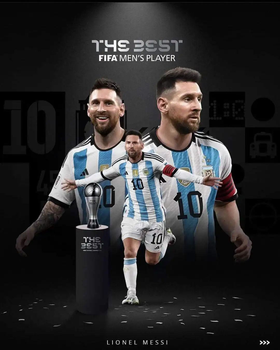 Lionel Messi triomphe à nouveau : Sacré meilleur Joueur Masculin de la FIFA 2023