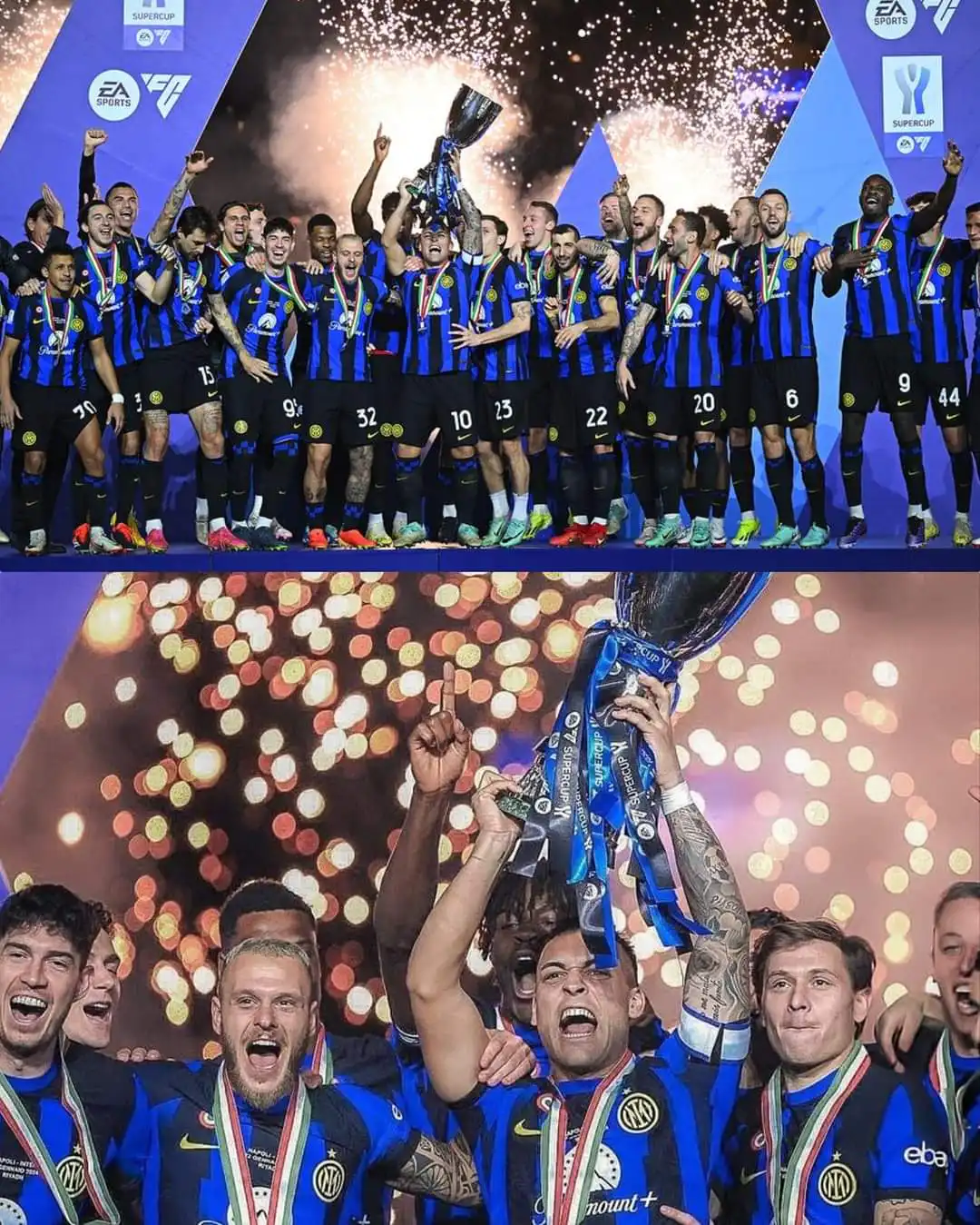 l'Inter Milan bat Naples et remporte la Supercoupe d'Italie