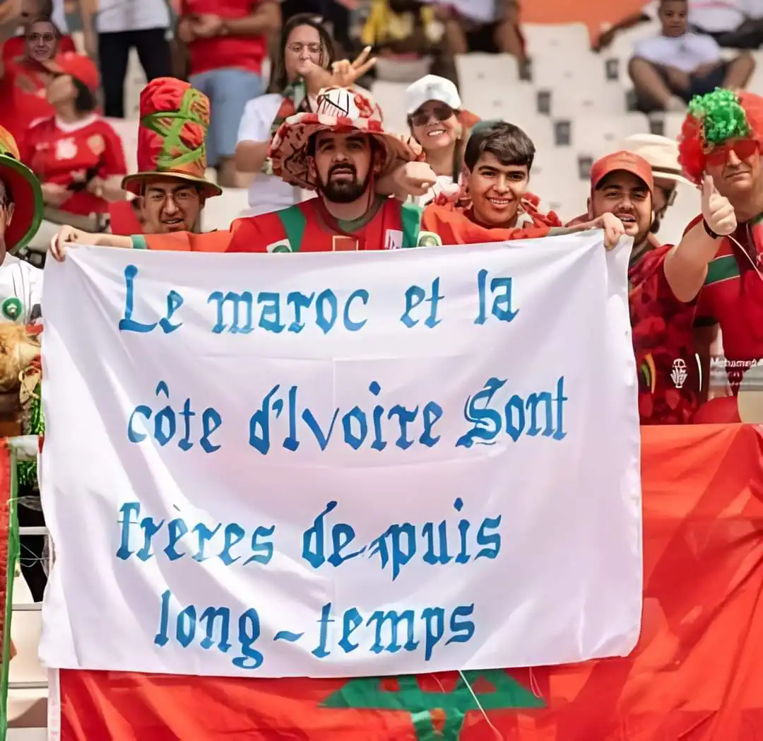 CAN 2023 : Les supporters marocains souhaitent offrir la qualification à la Côte d'Ivoire