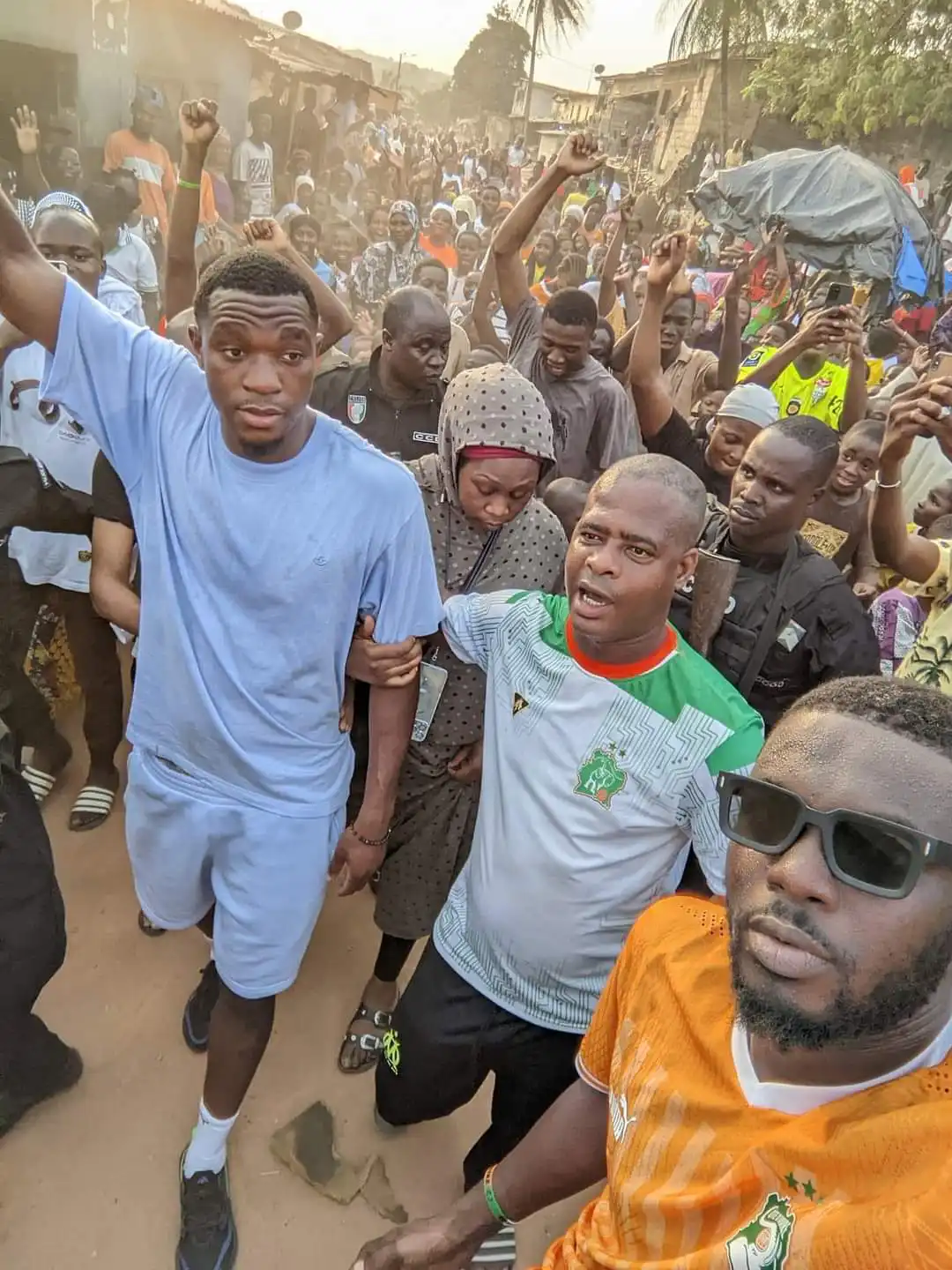 Yahia Fofana célébré dignement à Anyama après son sacre à la CAN 2023