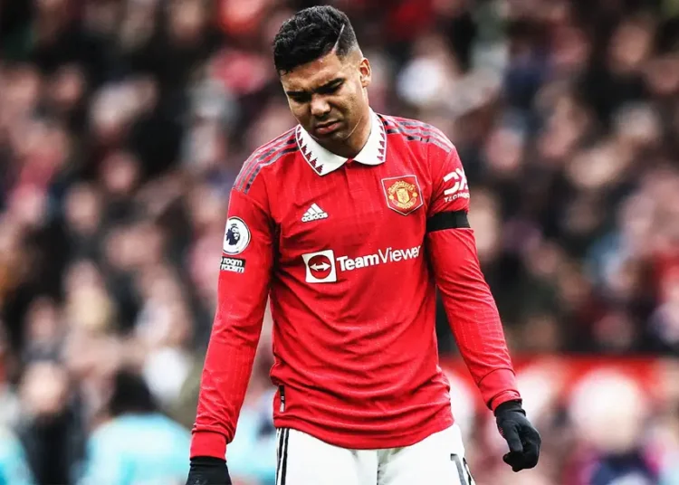 Casemiro sous le feu des critiques après la déroute de Manchester United contre Crystal Palace