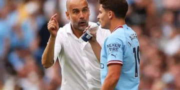 Pep Guardiola réagit aux récentes déclarations de Julian Alvarez sur son futur